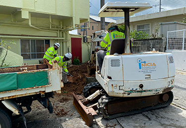 Soil remediation in Okinawa